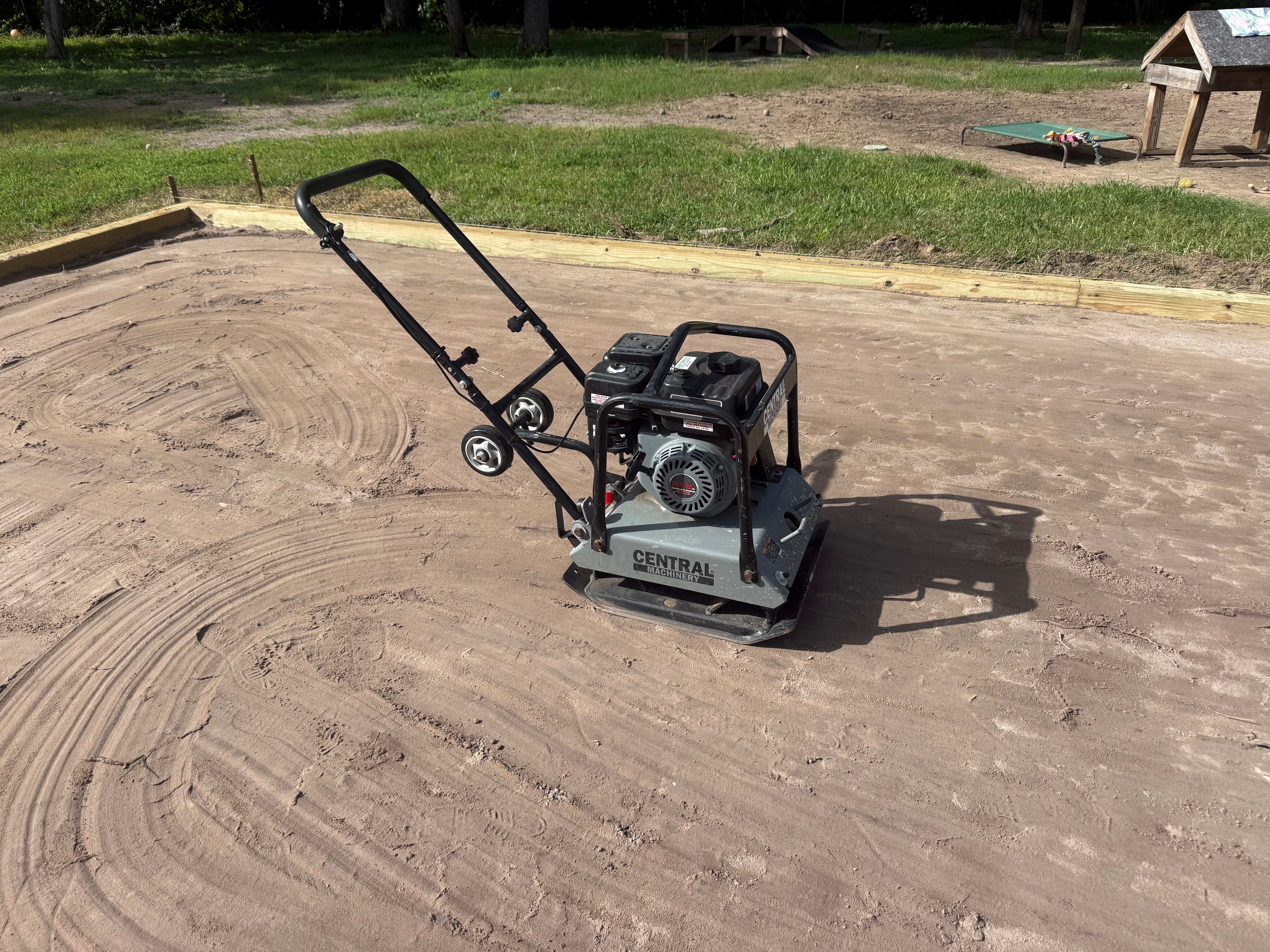 7HP Plate Compactor with Wheel Kit - photo 1 of 3